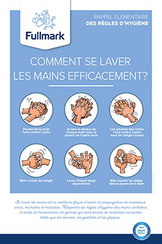 affiche hygiène des mains gratuite