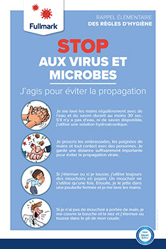 affiche stop aux microbes gratuite