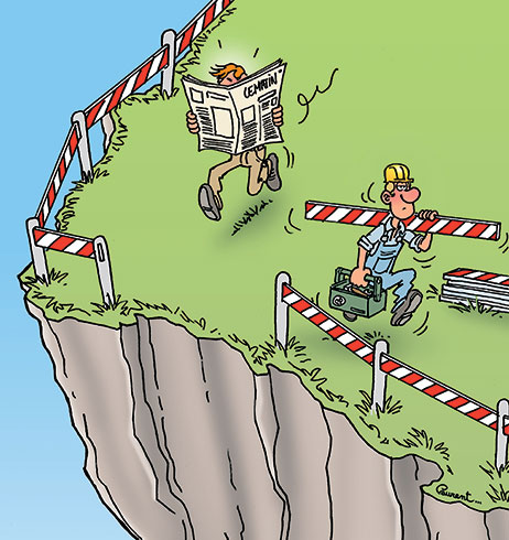 Affiche sécurité au travail humoristique Affiche sécurité au travail humoristique